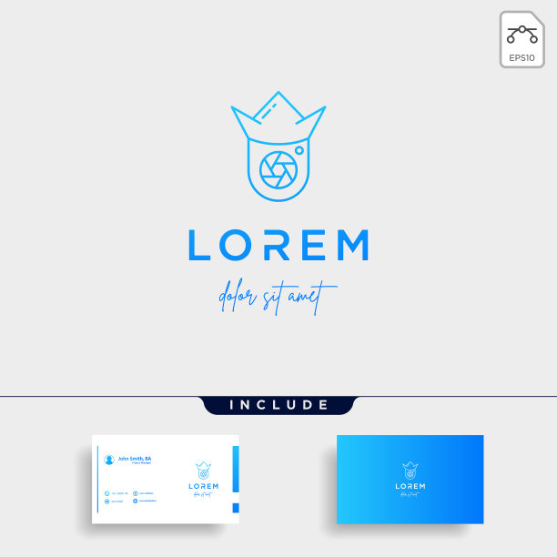 王相机logo模板设计图标图片下载