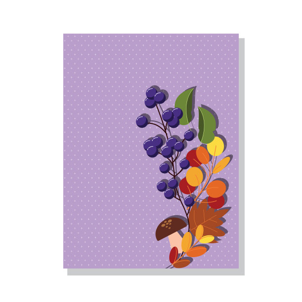 枝带装饰秋图片下载