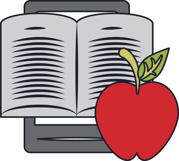 苹果水果和平板设计图片下载