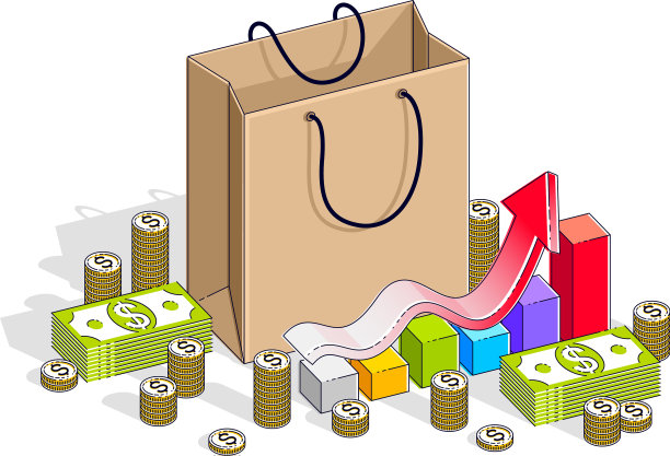 大销售概念零售与销售购物袋图片下载