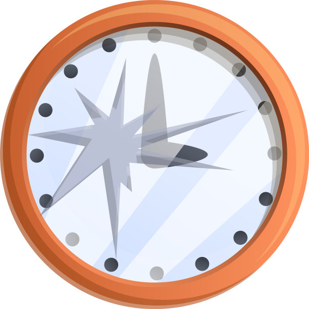 破挂钟图标卡通风格图片下载