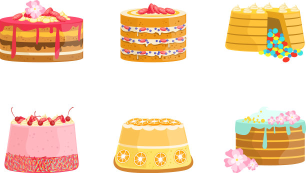 用浆果装饰蛋糕图片下载