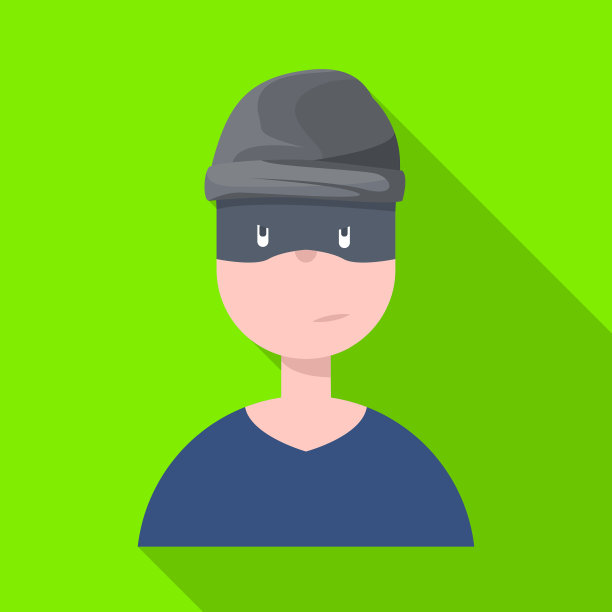 设计小偷和窃贼标志图片下载