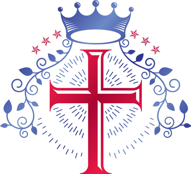 交叉基督教的纹章图片下载