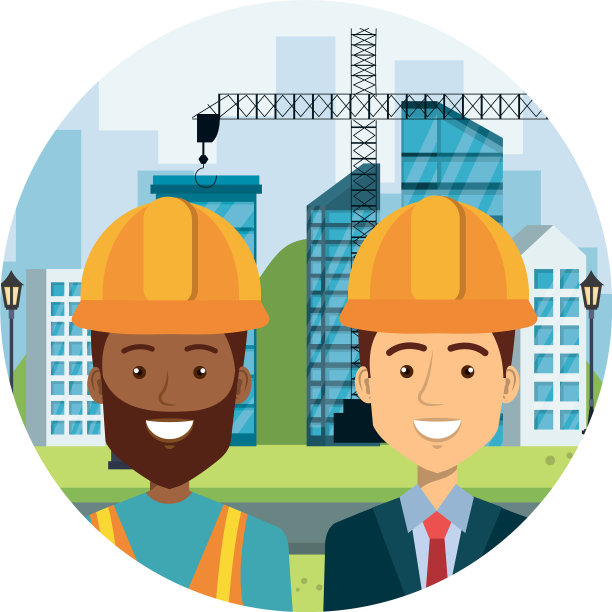 工程师与建设者的工作人员图片下载