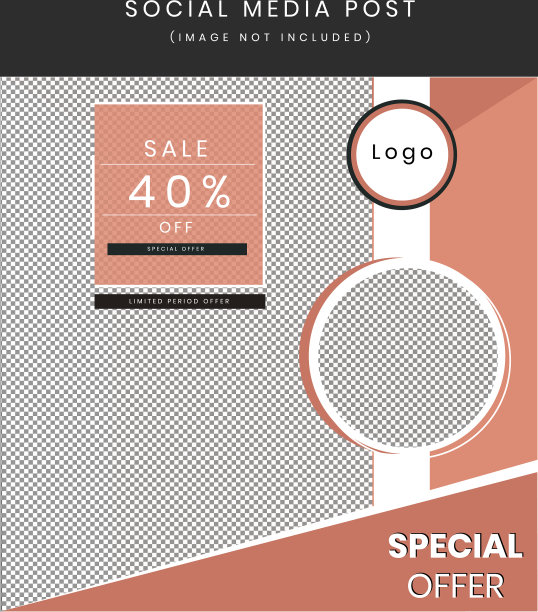 现代创意促销社交横幅设计图片下载