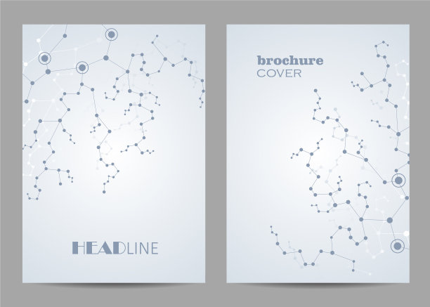 a4纸小册子封面的现代模板图片下载