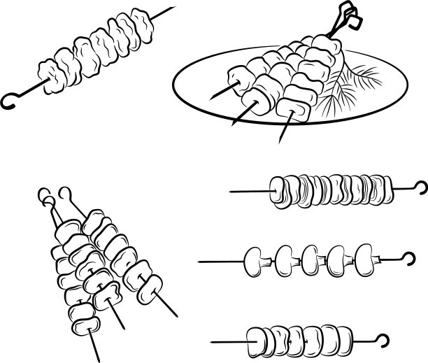 肉烤烧烤图片下载