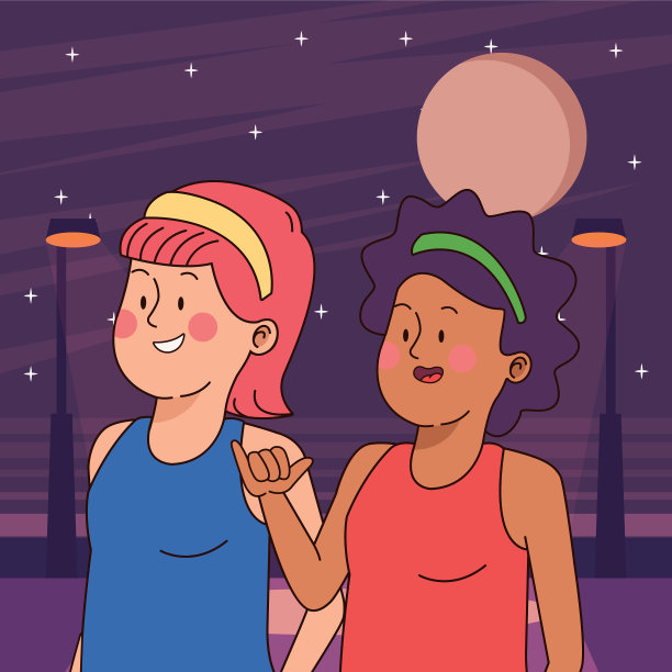 青少年朋友微笑和问候图片下载