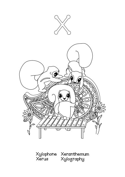 概述英语字母表有趣的动物图片下载