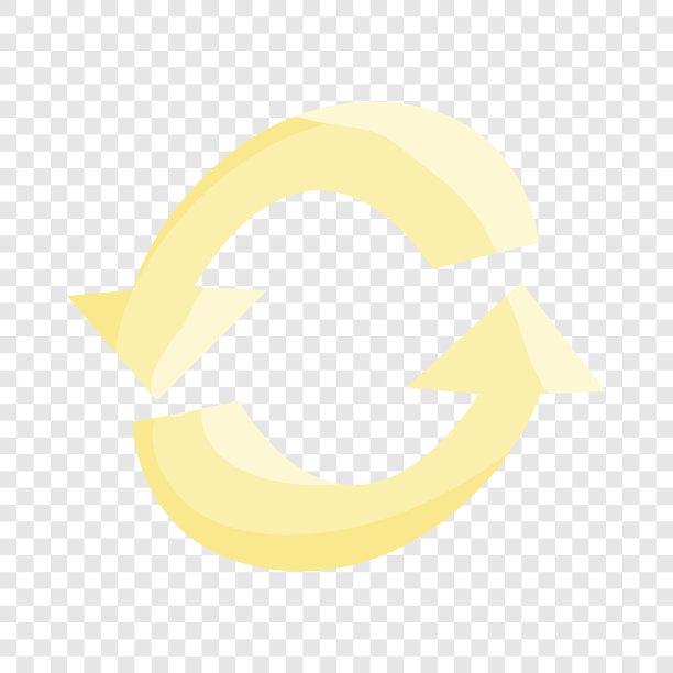 刷新箭头图标卡通风格图片下载