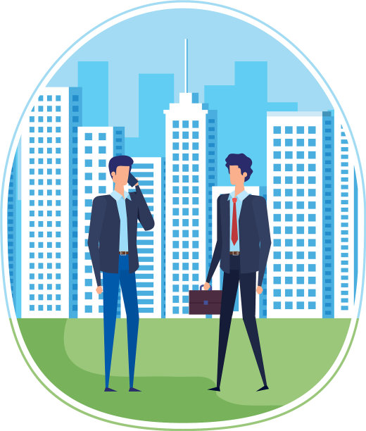 优雅的年轻商人使用智能手机图片下载