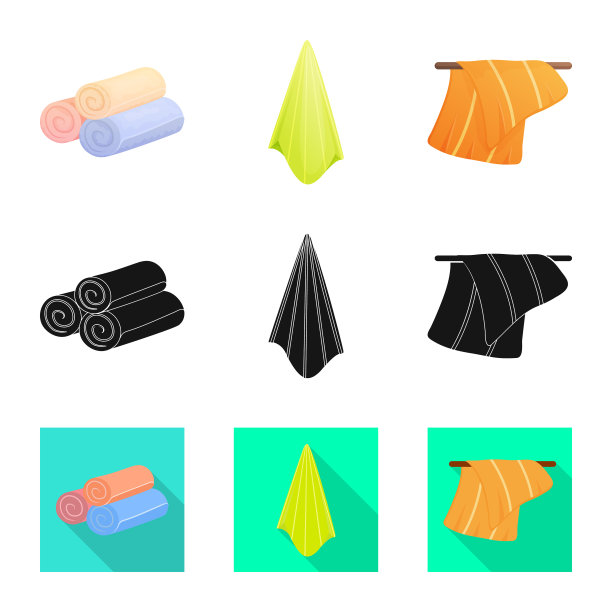 设计软而干净的符号集图片下载