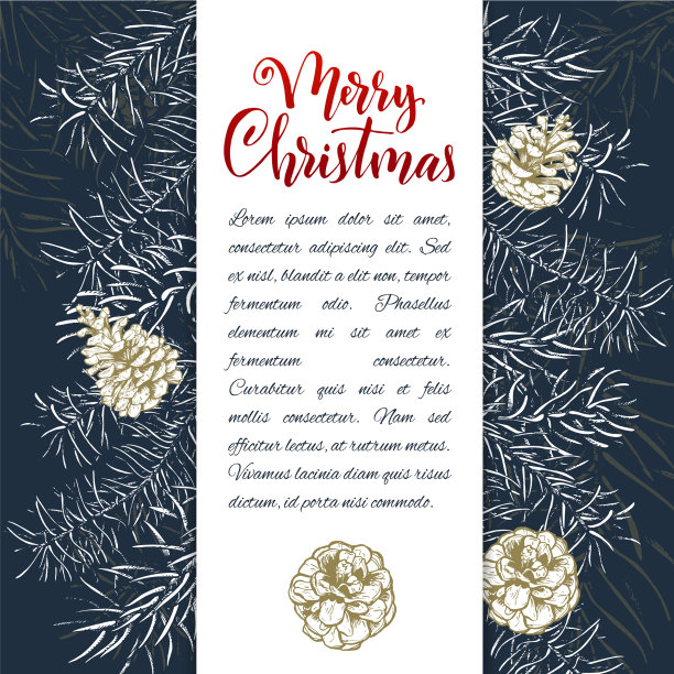 手绘圣诞速写图片下载