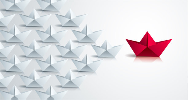 游泳折纸船领导小组小组图片下载