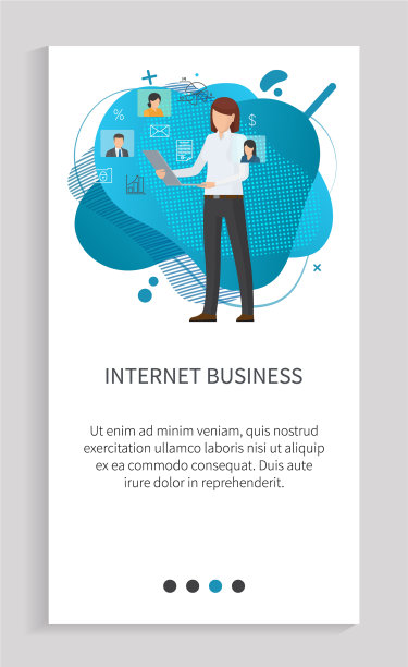 从事笔记本电脑网络业务的女性图片下载