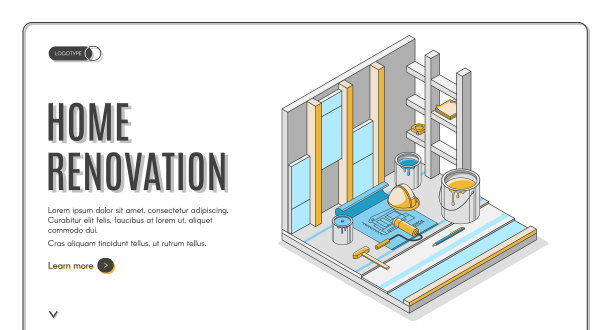 家居装修维修服务等距落地图片下载