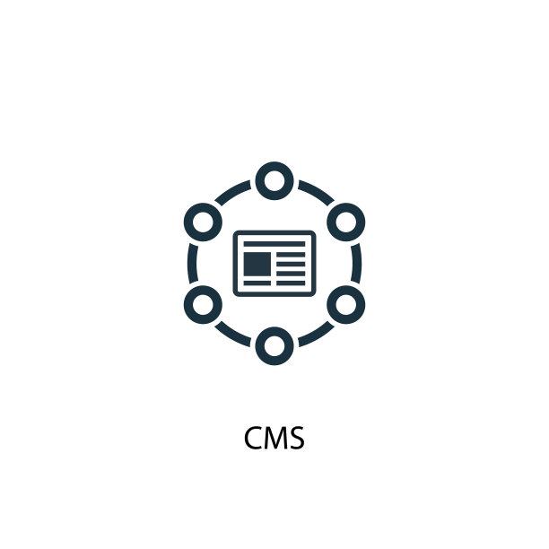 CMS图标简单元素CMS概念图片下载