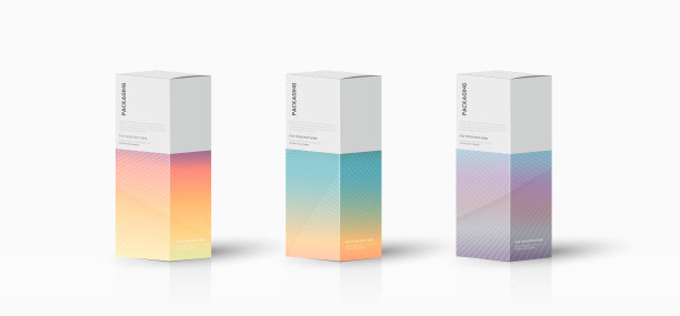 箱体、包装模板为产品矢量设计插图。图片下载