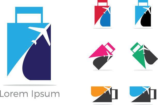 旅游标志设计图片下载