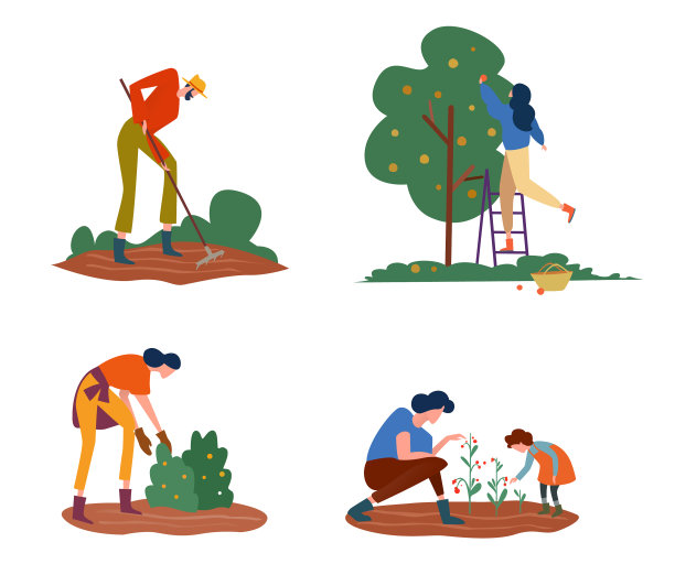 让农民或农业工人在农场工作图片下载