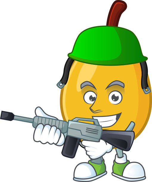 军果枇杷鲜吉祥物人物造型图片下载