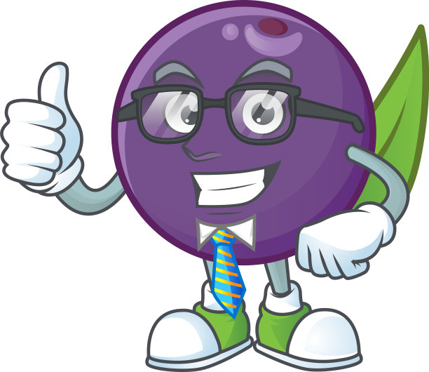 商人巴西莓卡通人物图片下载