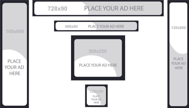 把你的广告在这里网站横幅所有大小图片下载