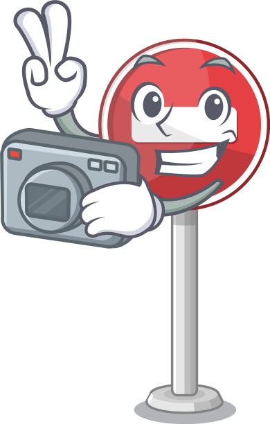 摄影师没有进入孤立的字符图片下载