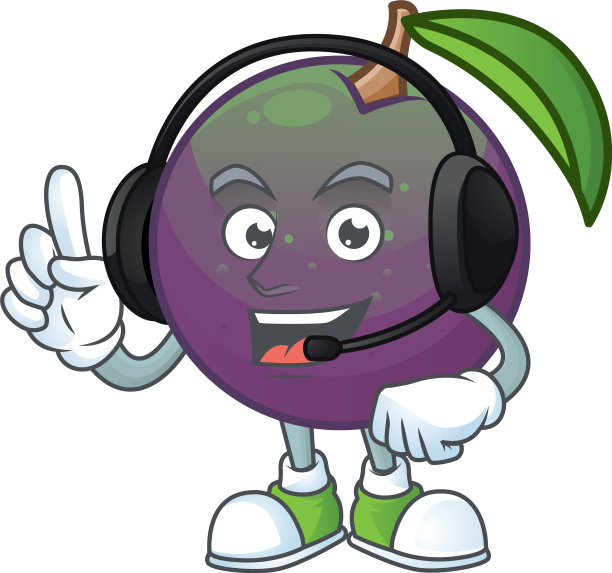 与耳机明星苹果人物在卡通图片下载