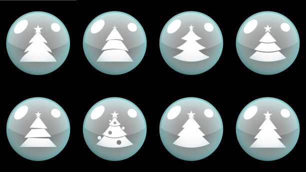 圣诞树集合图片下载