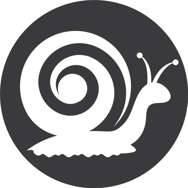 蜗牛标志模板图标图片下载