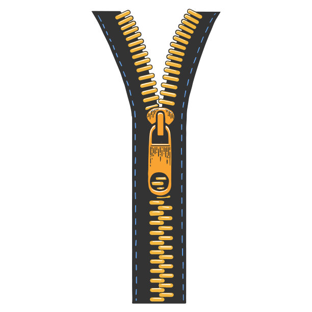 拉链素描雕刻图片下载