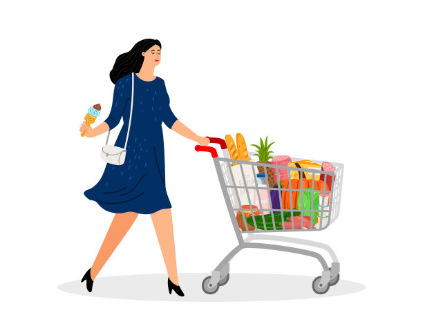 购物满车图片下载