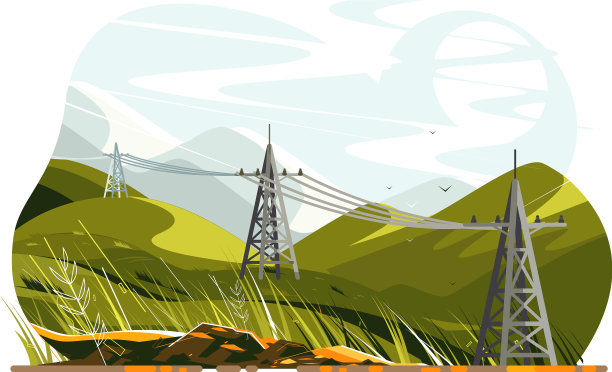 电线电图片下载