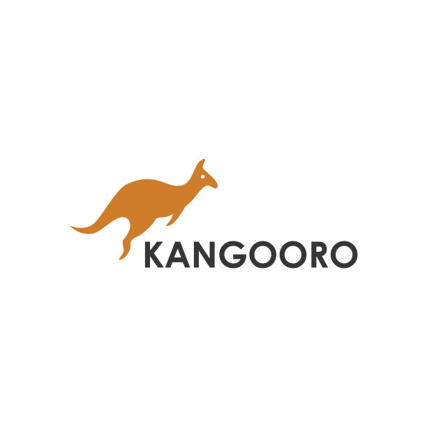 袋鼠标志形象图片下载