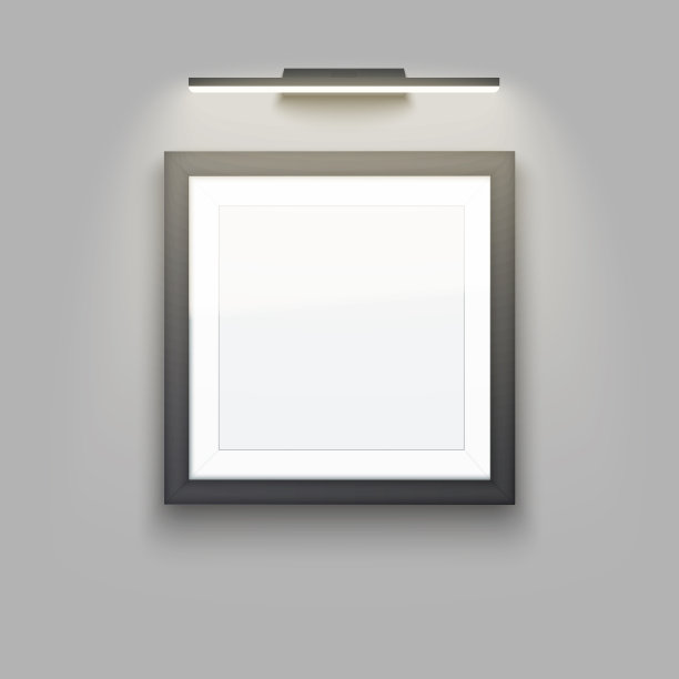 模型图片和方形框架与光图片下载