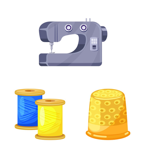 设计工作室和缝纫标志集图片下载