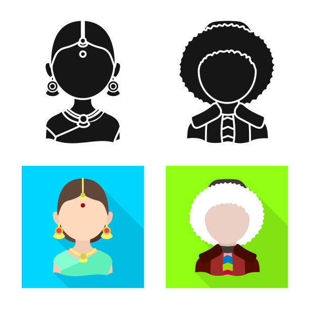 设计模仿者和驻地标志集图片下载