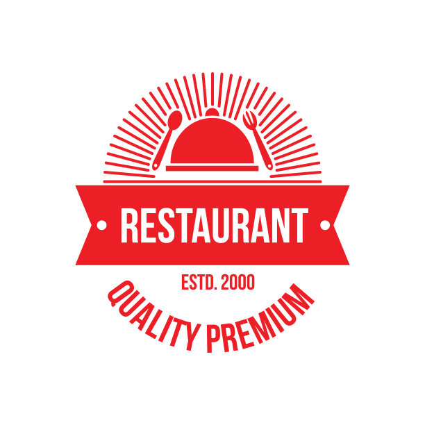 餐厅标志复古图标象征会徽图片下载