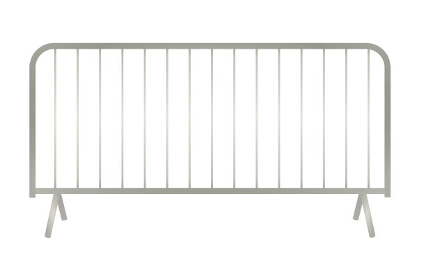 灰色金属栅栏图片下载
