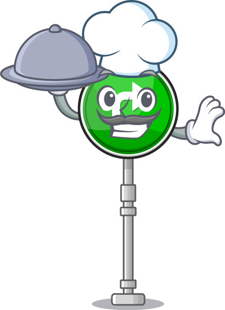 厨师与食物转右形状与卡通图片下载