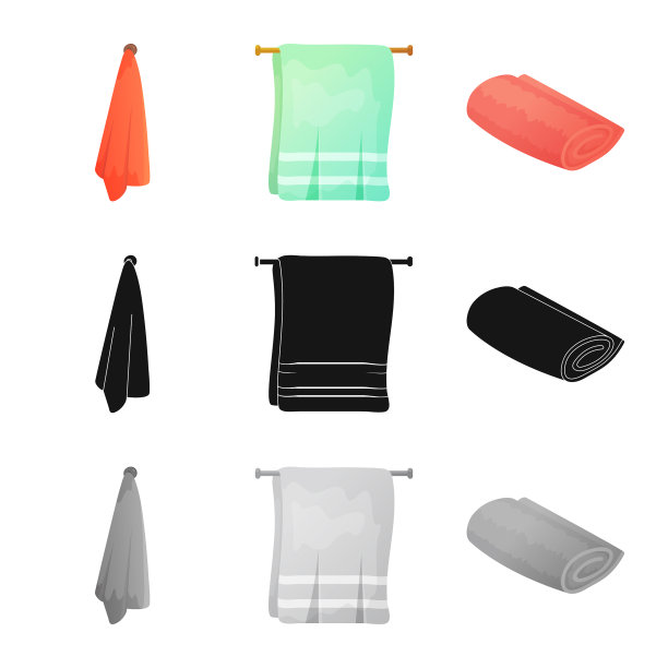 设计软而干净的标识集合图片下载