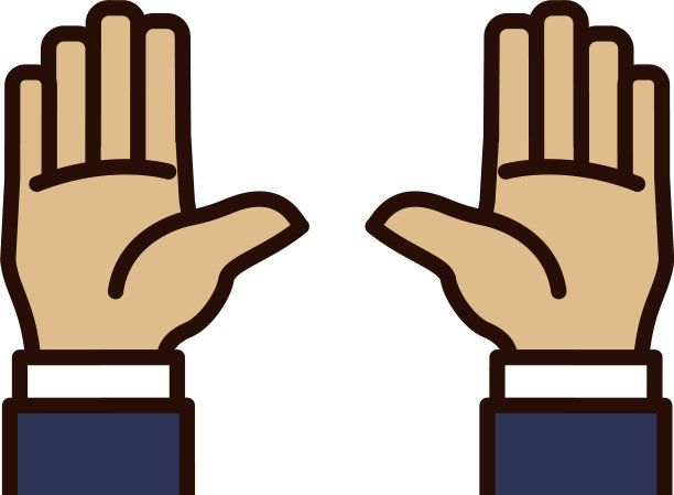 手人类孤立图标图片下载