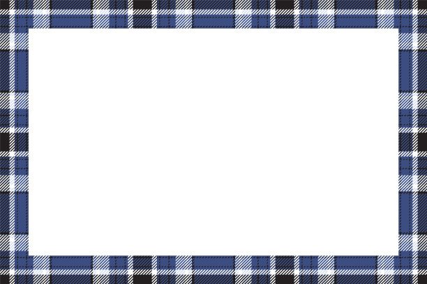 复古框苏格兰边界图案复古图片下载