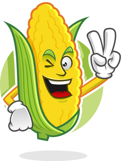 和平玉米吉祥物玉米人物玉米卡通图片下载