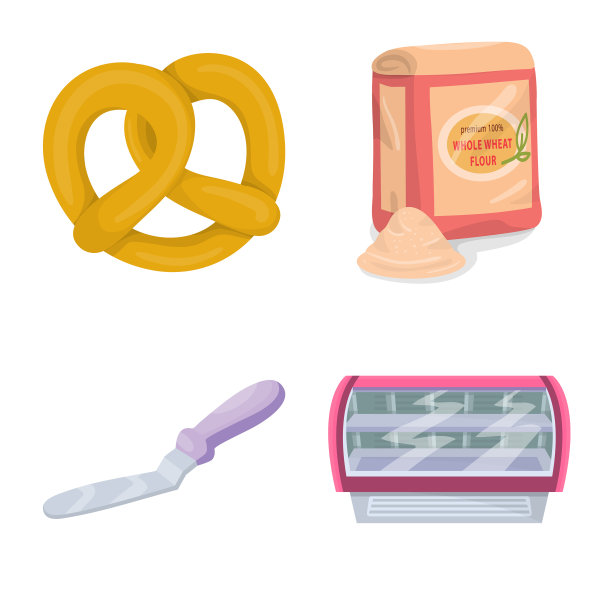 面包店和自然标志图片下载