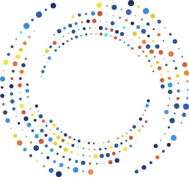 随机点点半色调斑点同心图片下载