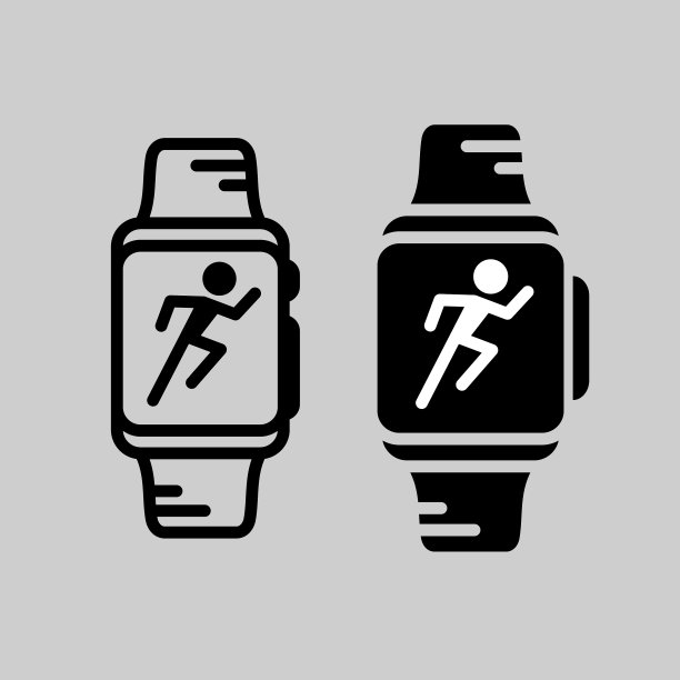 智能手表训练偶像跑步运动员图片下载