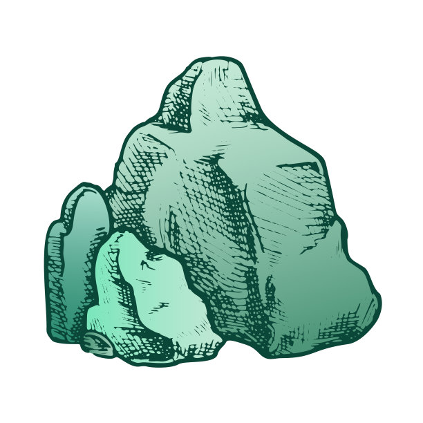 岩石石颜色粗卵石图片下载